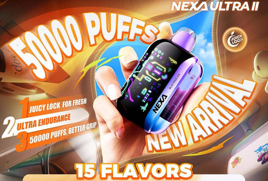 NEXA ULTRA Ⅱ Launching in October: The Most Compact 50000-Puff Device with Juicy Lock for Fresh